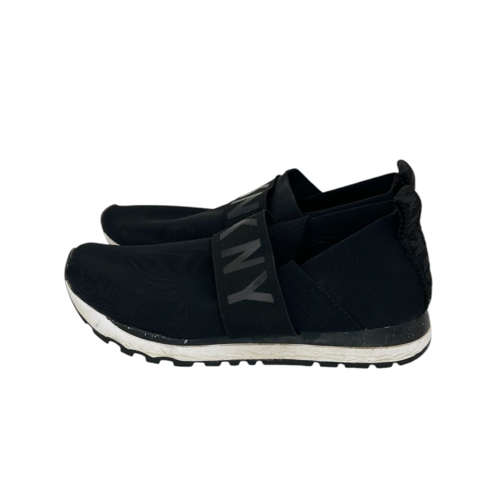 DKNY Jeannie Logo Slip-On Black Sneakers